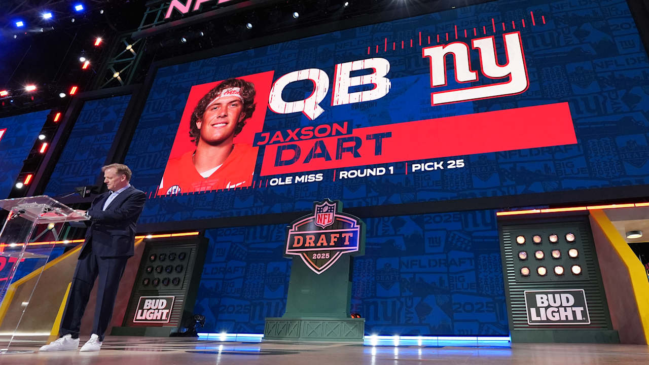 Giants Draft Jaxson Dart: No. 25 Pick
