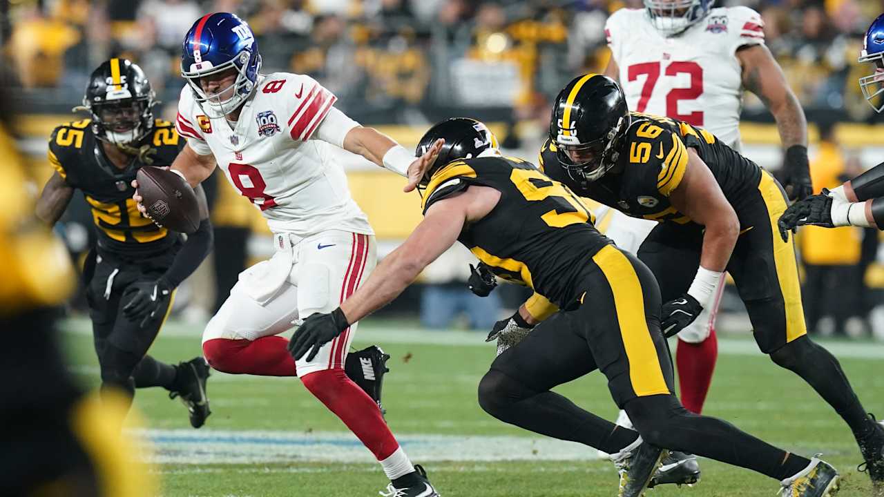 Giants QB Daniel Jones takes blame for T.J. Watt’s strip-sack: ‘That’s my fault’