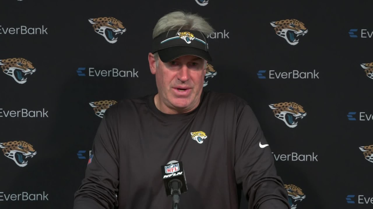 Jacksonville Jaguars Head Coach Doug Pederson Reacts To The Jags ...