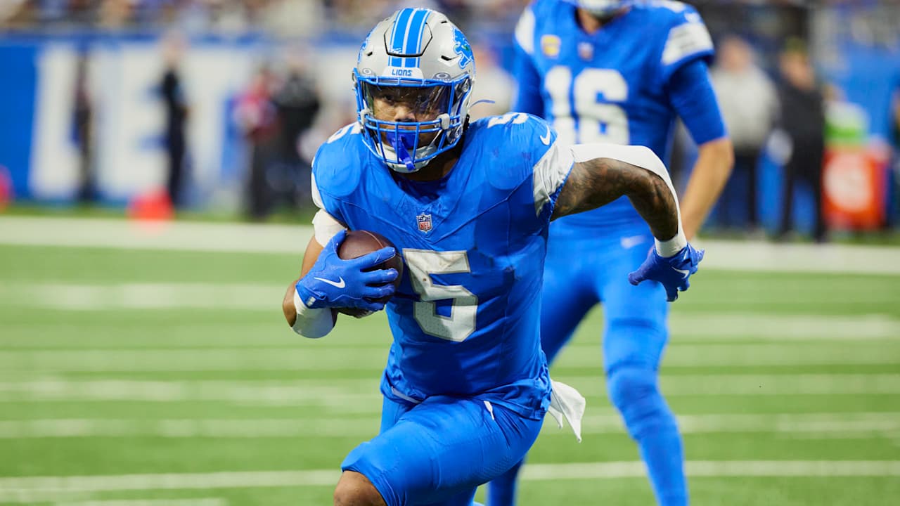 Lions RB David Montgomery (MCL) expected to be back for Divisional Round 