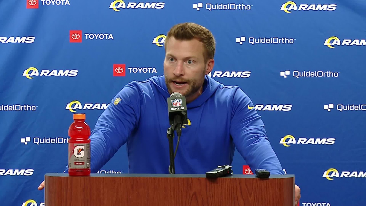 Los Angeles Rams Head Coach Sean McVay Praises Detroit Lions ...