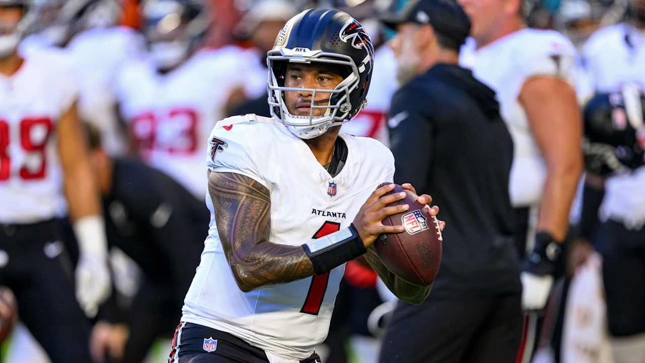 Tua Tagovailoa limited at Falcons practice with oblique injury; Cooper Rush takes first-team reps