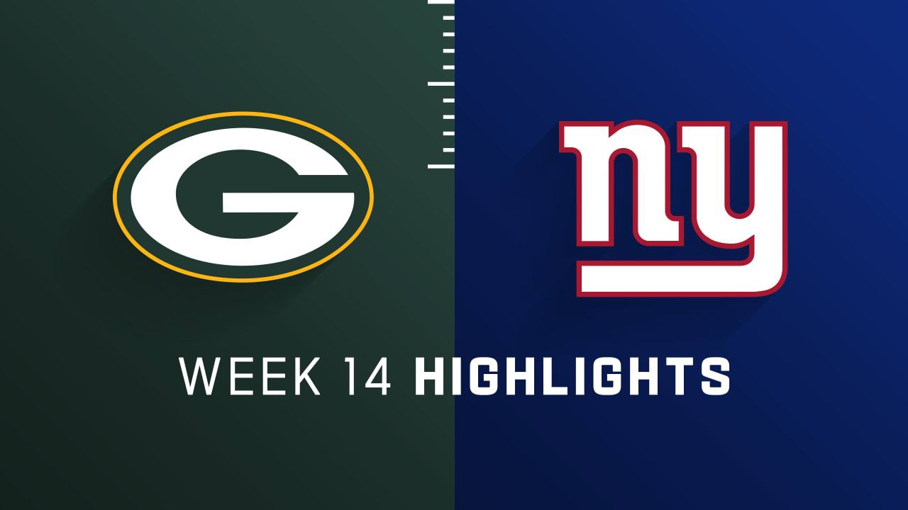 Green Bay Packers vs. New York Giants highlights | Week 14