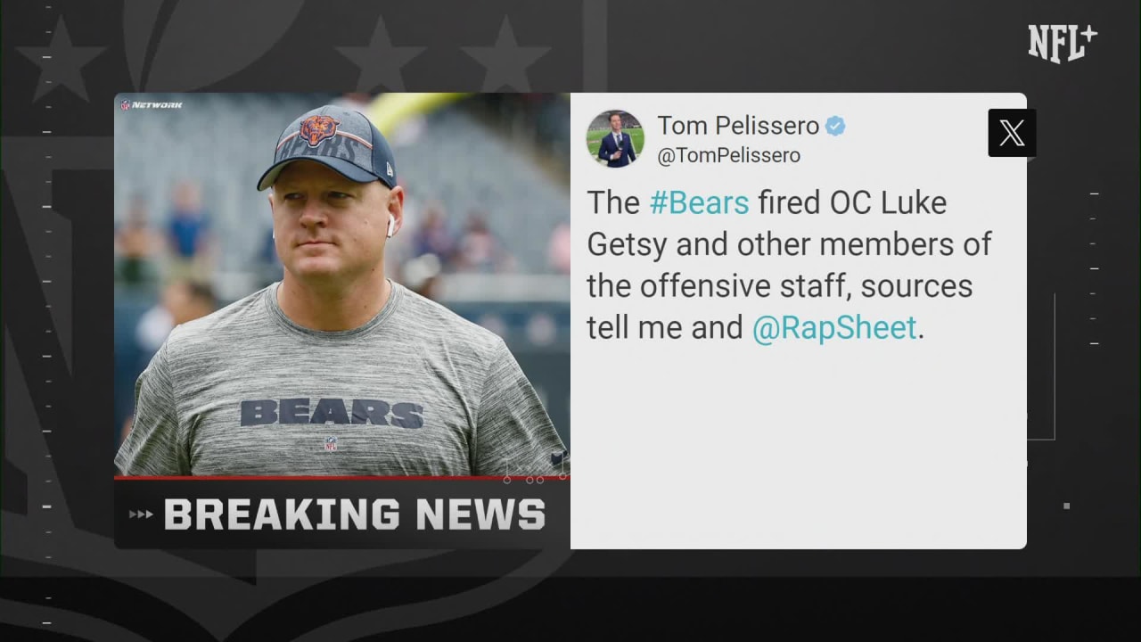 Nfl Networks Tom Pelissero Chicago Bears Fire Oc Luke Getsy Matt