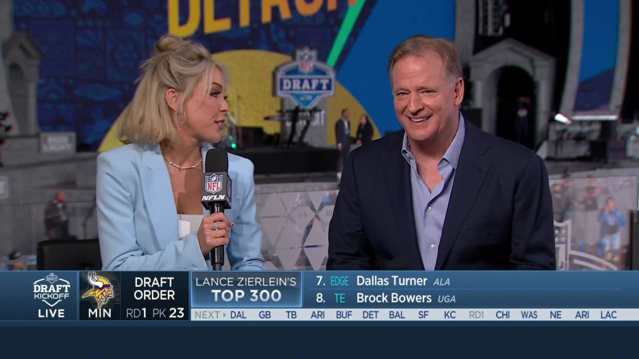 Commissioner Roger Goodell on what stands out in Detroit hosting NFL Draft