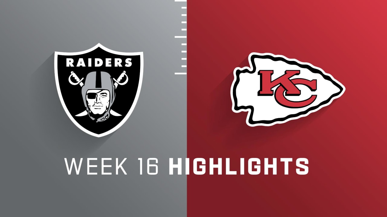 Las Vegas Raiders vs. Kansas City Chiefs highlights Week 16