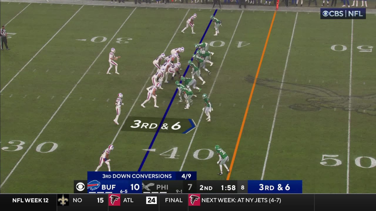 Buffalo Bills quarterback Josh Allen stands up amongst pressure to find ...