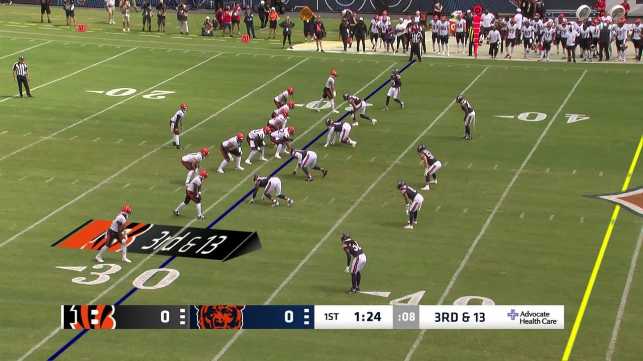 Cincinnati Bengals Quarterback Logan Woodside's 19-yard Strike To ...