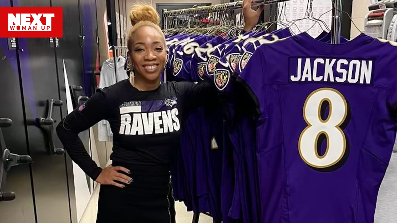 Next Woman Up: Ebony Short, Sewing Manager for the Baltimore Ravens