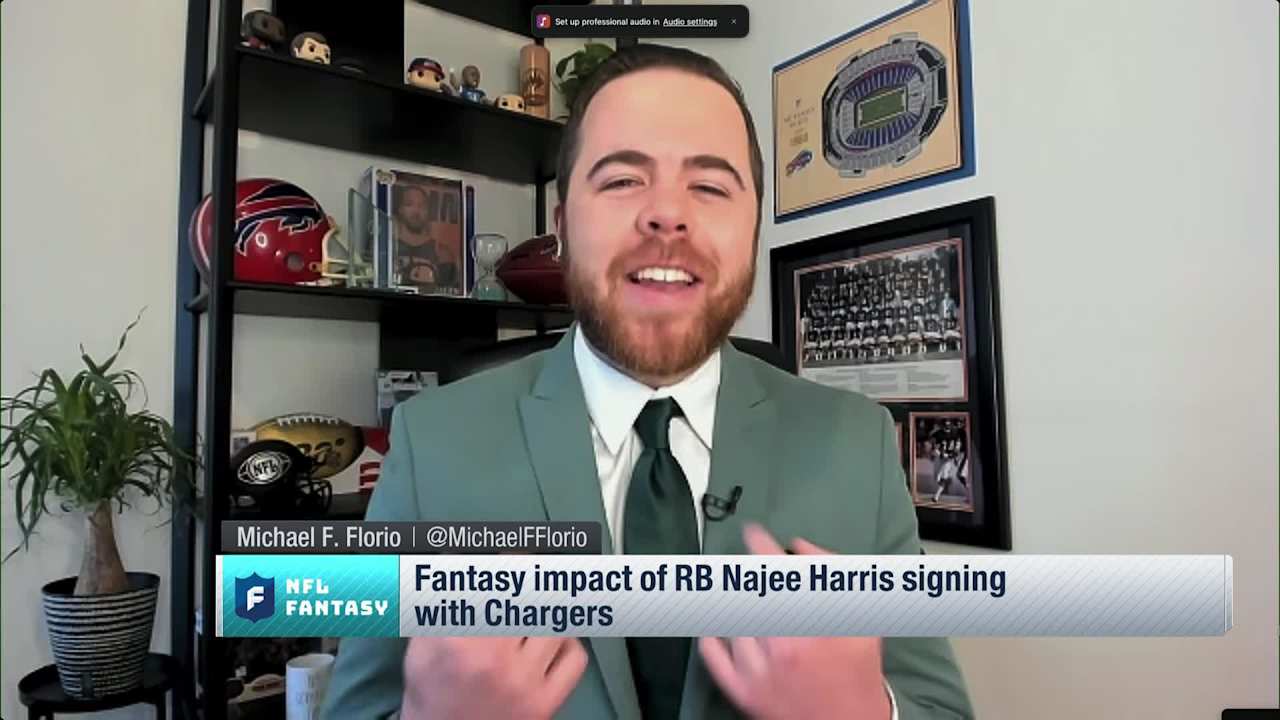 Florio: Najee Harris' fantasy football production will increase with Chargers