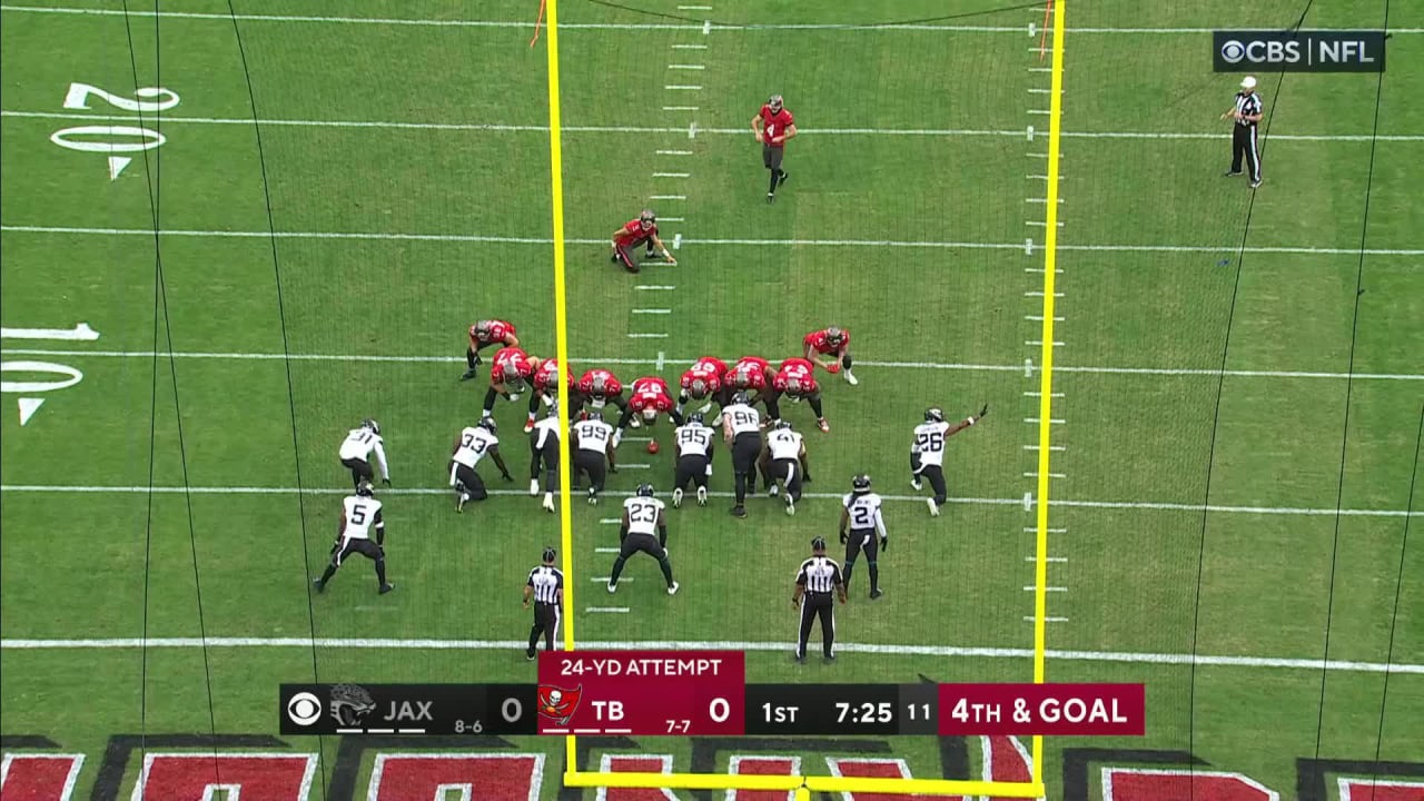 Tampa Bay Buccaneers kicker Chase McLaughlin sinks his 13th consecutive