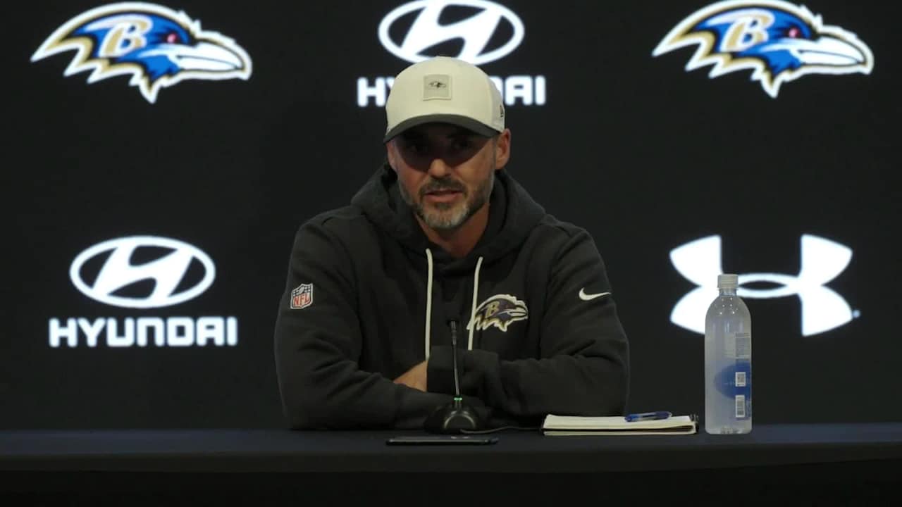 Baltimore Ravens head coach Jesse Minter reflects on Ravens win over ...