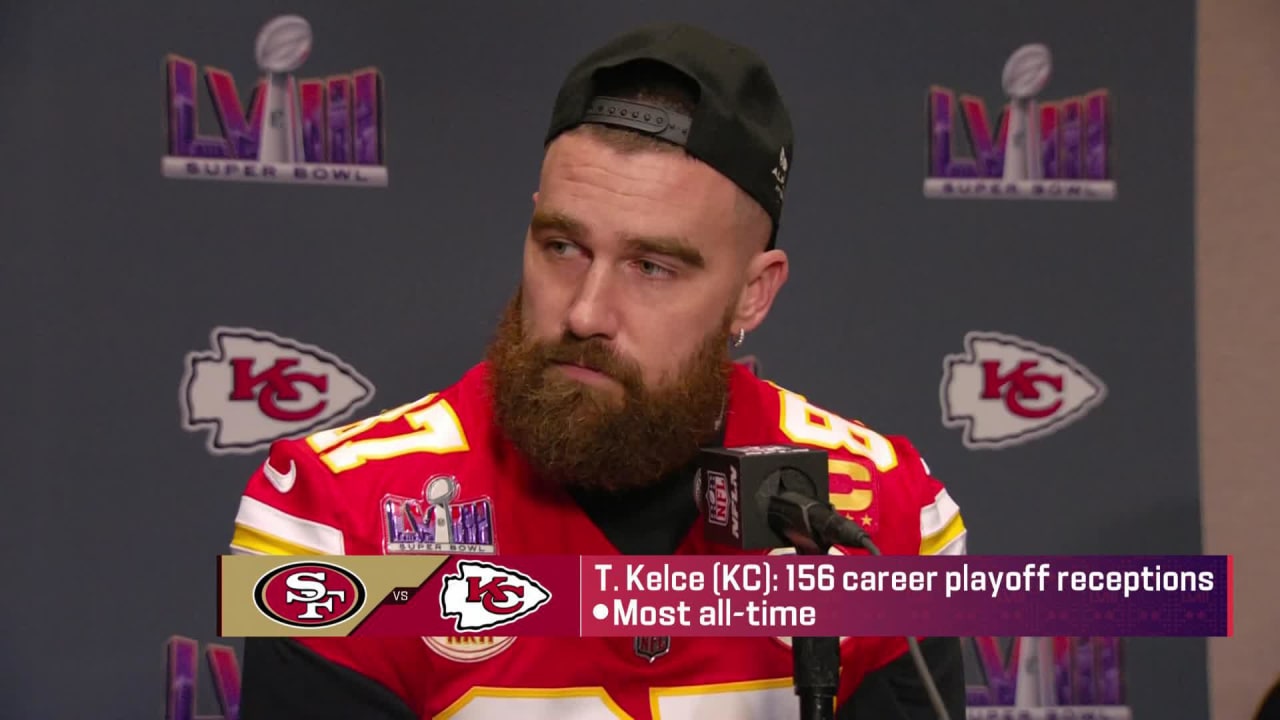Tight end Travis Kelce talks Kansas City Chiefs' journey to Super Bowl ...