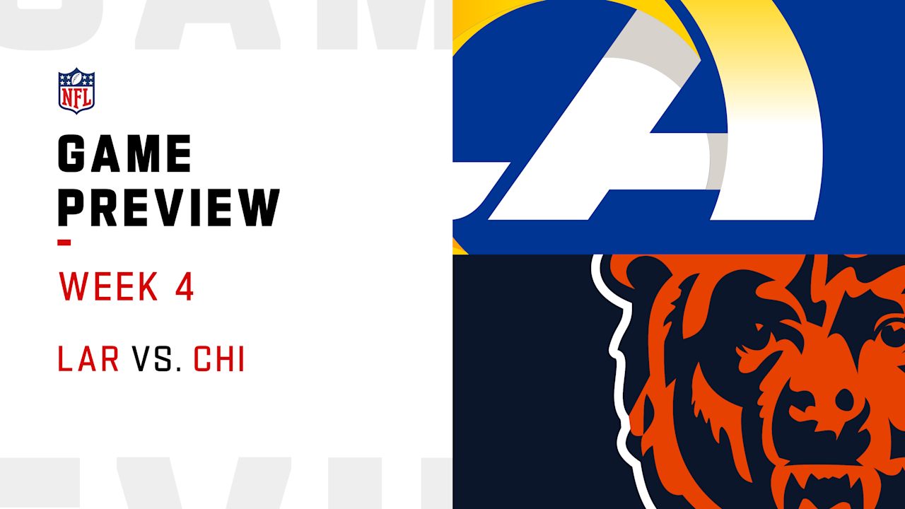 Los Angeles Rams vs. Chicago Bears preview | Week 4