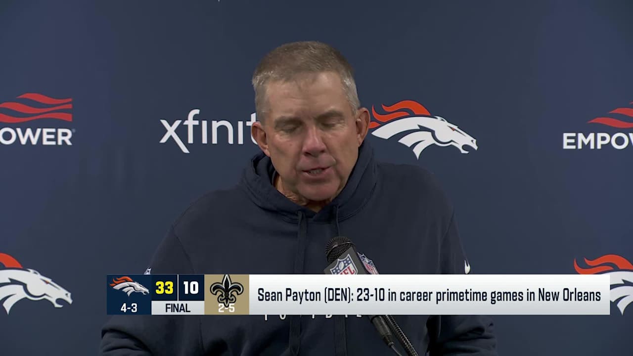 Denver Broncos head coach Sean Payton breaks down 'good team win' on 'TNF'