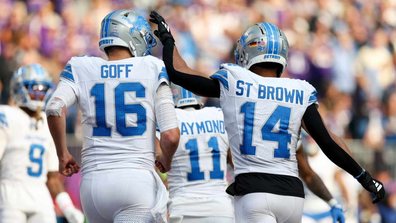 Amon-Ra St. Brown,Jared Goff
