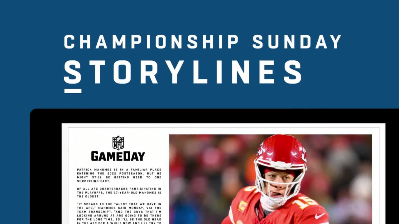 Championship Sunday Storylines | 'NFL GameDay Morning'