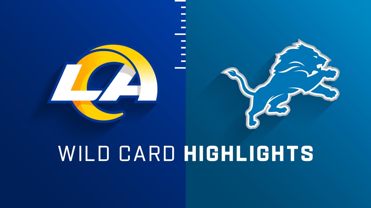 Los Angeles Rams Vs. Detroit Lions Highlights | Super Wild Card Weekend