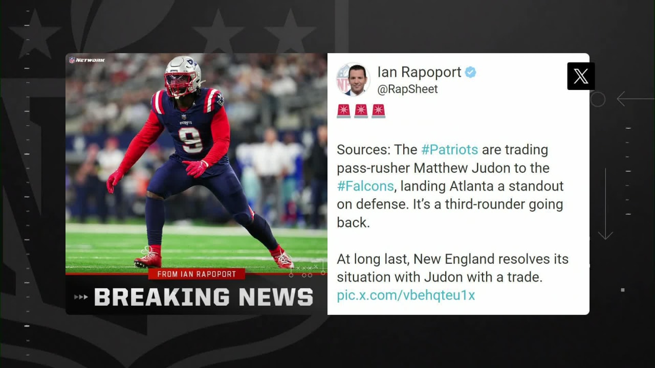 NFL Network's Ian Rapoport: Atlanta Falcons Acquire Linebacker Matthew ...