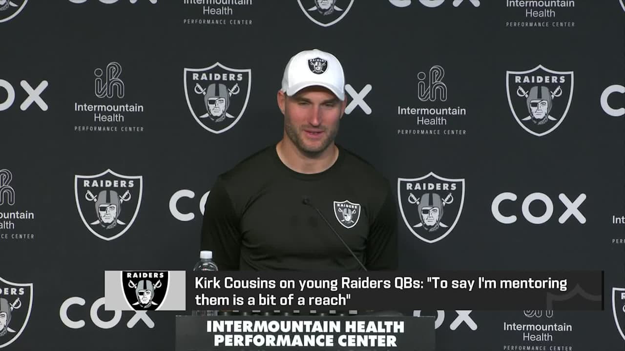Kubiak, Cousins discuss mentorship in the Raiders' QB room