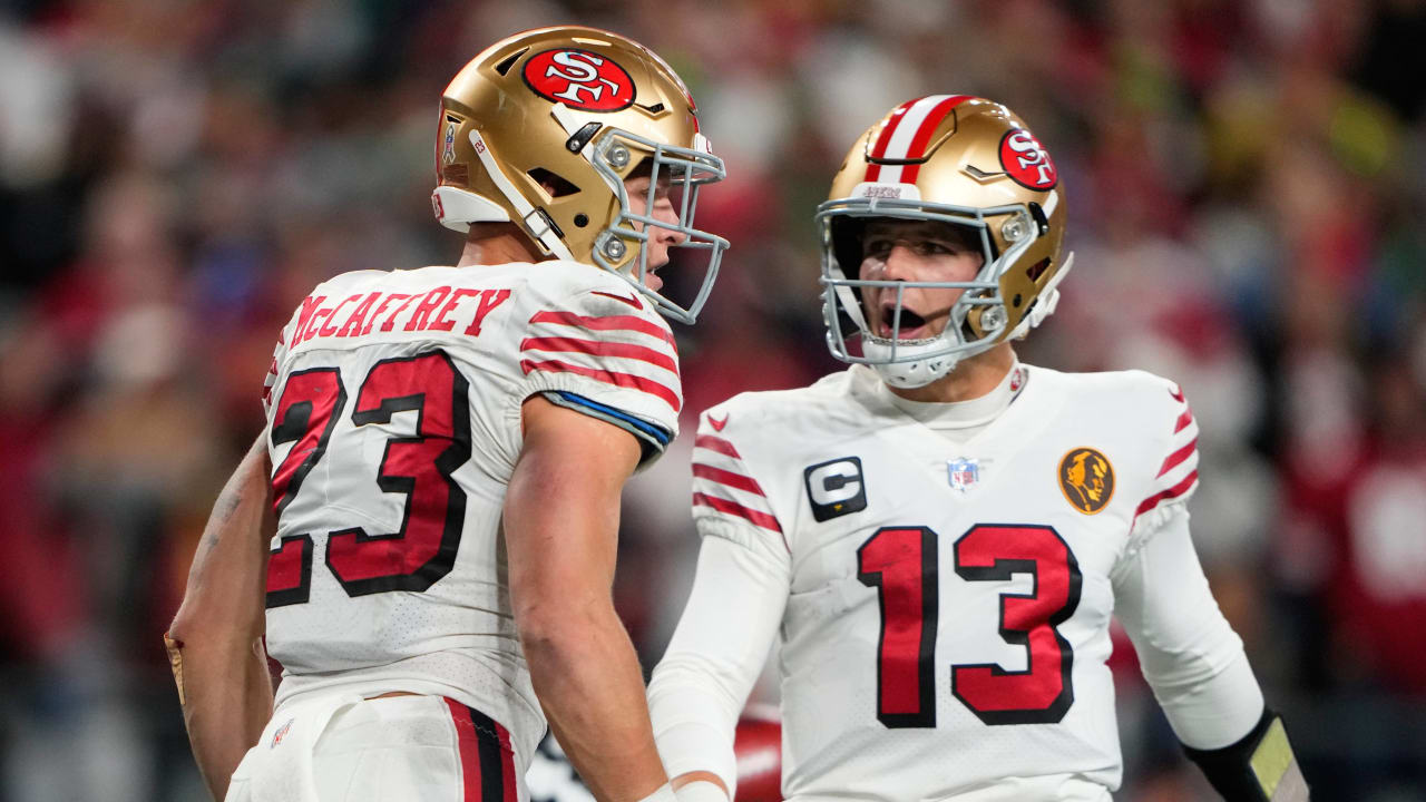 Niners' Kyle Shanahan won't choose between Brock Purdy, Christian McCaffrey  for MVP: 'Are you trying to get me in trouble?