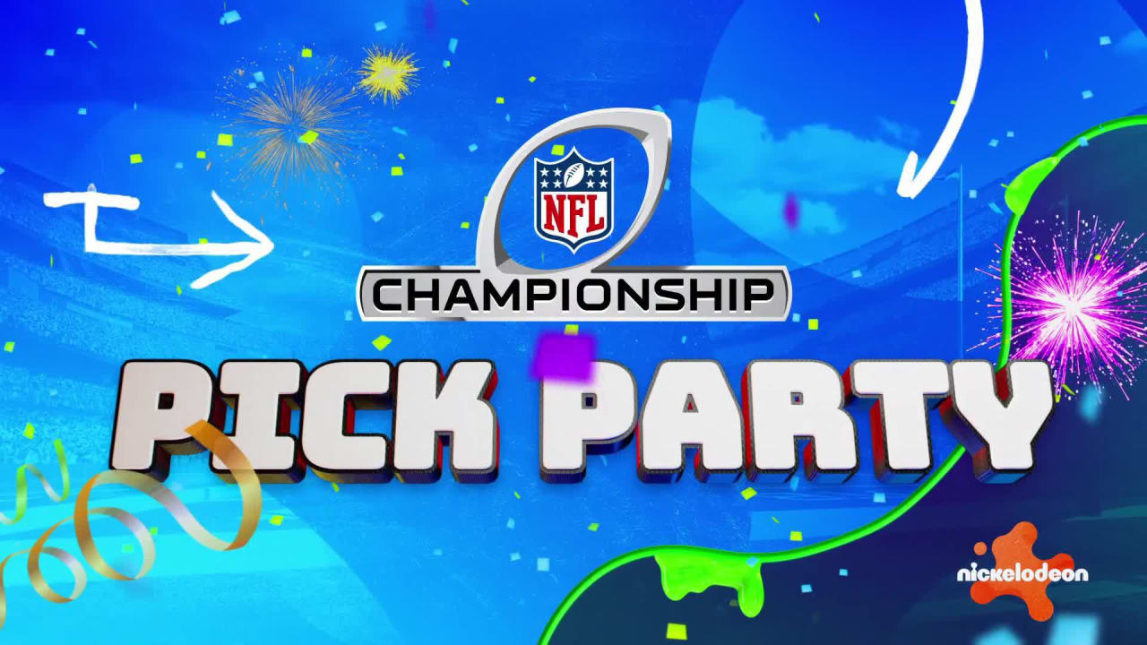 Celebrity Pick Party Nickelodeon Slimetime Team 'NFL Slimetime'