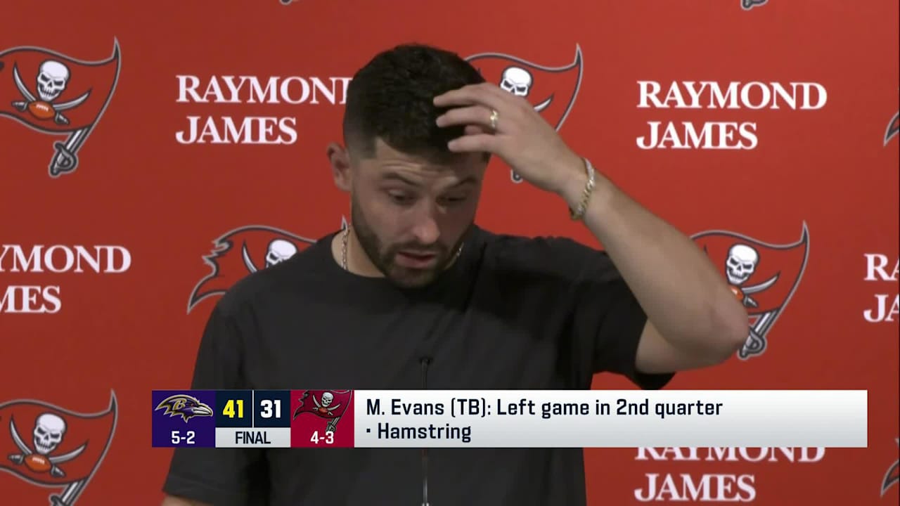 Tampa Bay Buccaneers head coach Todd Bowles, quarterback Baker Mayfield