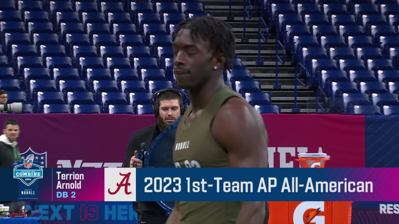 Safety Cole Bishop Runs 40-yard Dash At 2024 Combine