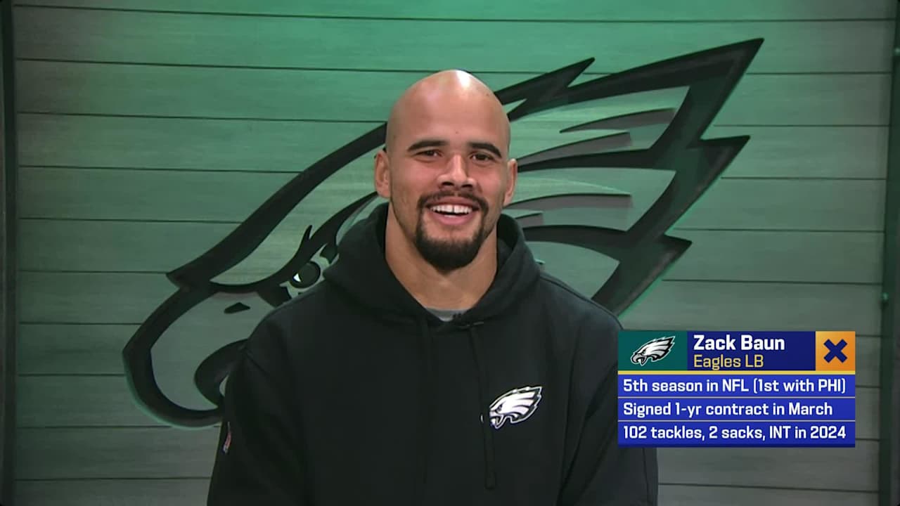 Philadelphia Eagles linebacker Zack Baun wakes up with 'GMFB'