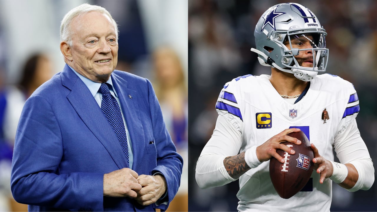 Jerry Jones 'convinced' Cowboys, QB Dak Prescott 'can be better' heading  into 2024 season