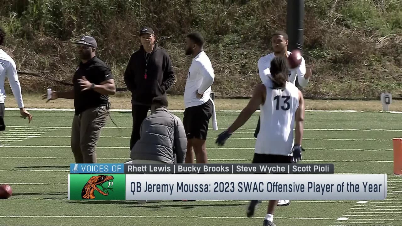 Florida A&M quarterback Jeremy Moussa and North Carolina Central ...