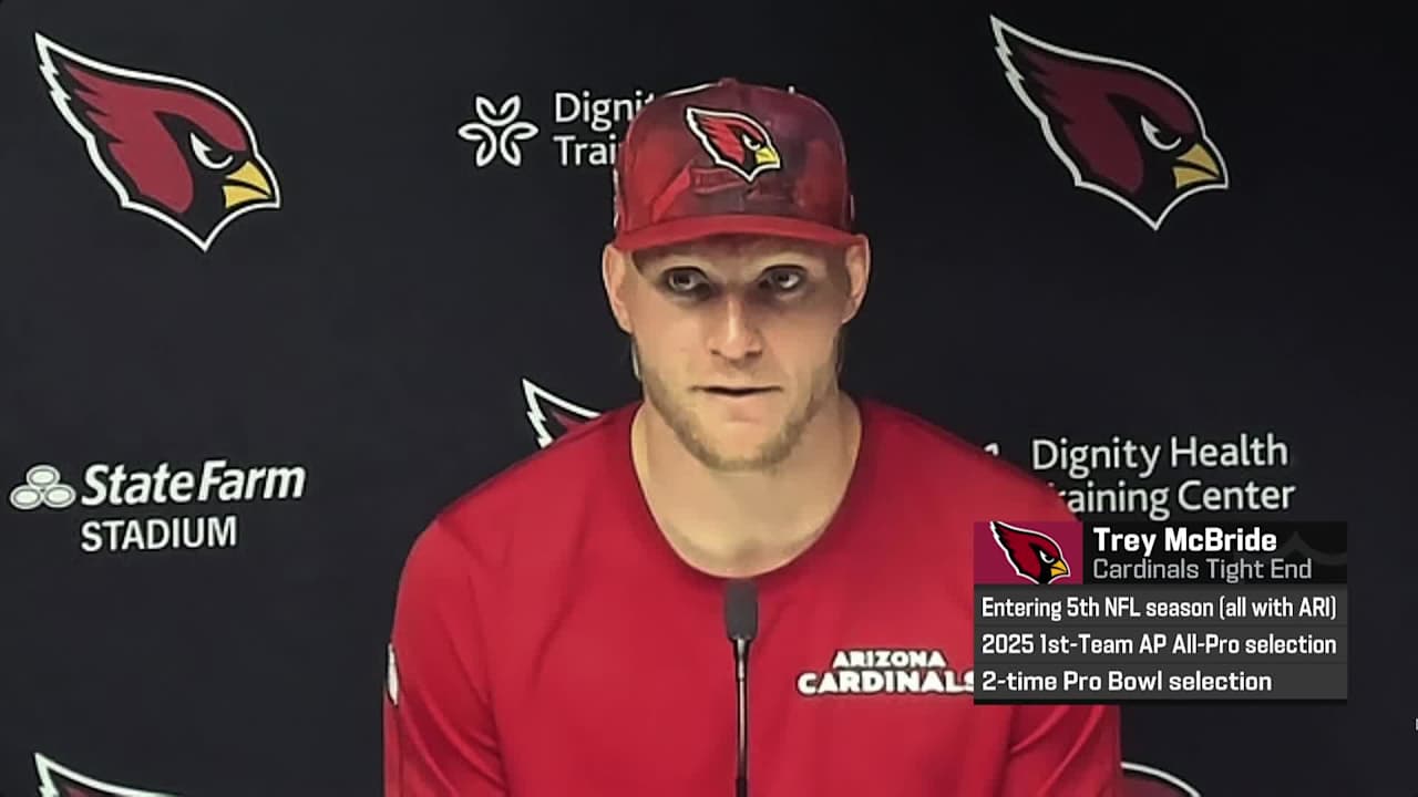 Arizona Cardinals tight end Trey McBride on Cardinals' new head coach and  staff: Everyone's 'dialed in' | 'The Insiders'