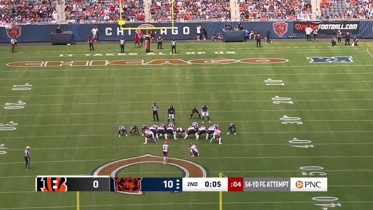 Cincinnati Bengals kicker Evan McPherson nails a 54-yard FG to cut ...