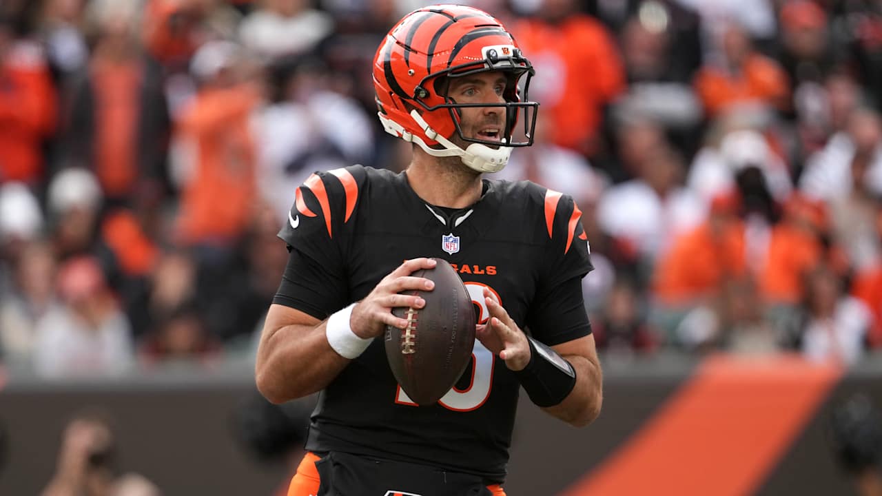 Image for Bengals QB Joe Flacco (right shoulder; questionable) planning to start vs. Bears