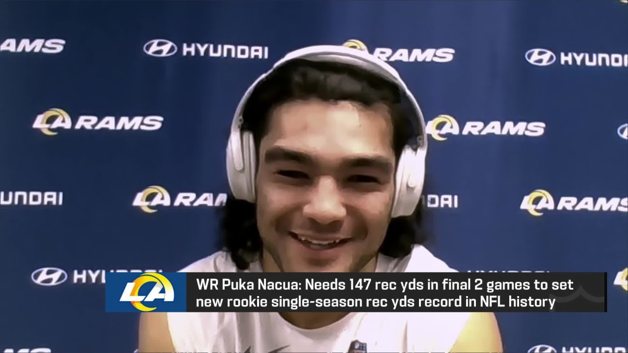 Los Angeles Rams rookie wide receiver Puka Nacua: Rams wide receiver