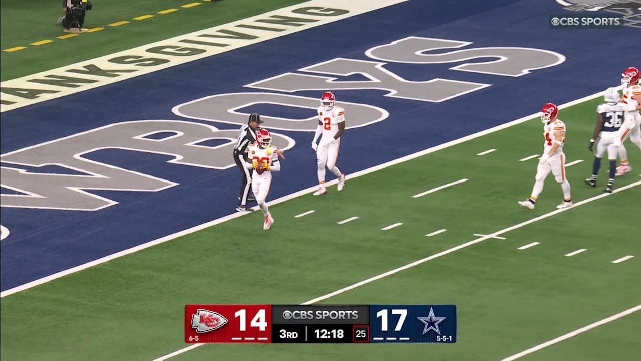 Kansas City Chiefs punter Matt Araiza's punt is downed inside Dallas ...