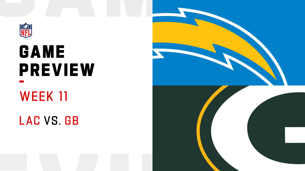 Los Angeles Chargers vs. Green Bay Packers preview Week 11