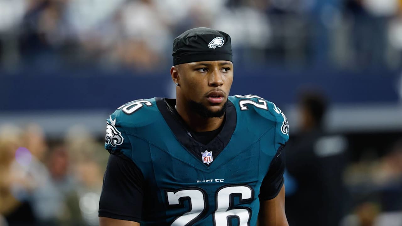 Eagles RB Saquon Barkley hopes former teammate Daniel Jones finds ‘same fresh start and success’ after release by Giants