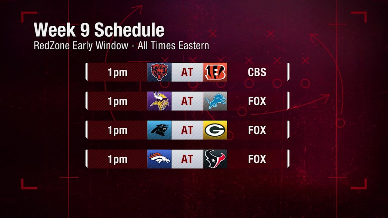 NFL RedZone host Scott Hanson's RedZone OT Week 9 Preview