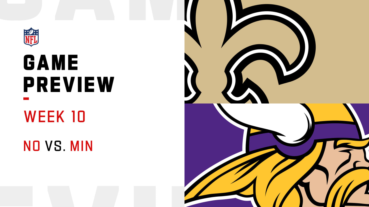 New Orleans Saints vs. Minnesota Vikings preview Week 10