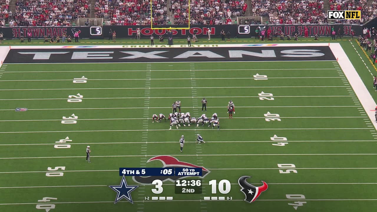 Dallas Cowboys kicker Brandon Aubrey makes field goal early in second ...