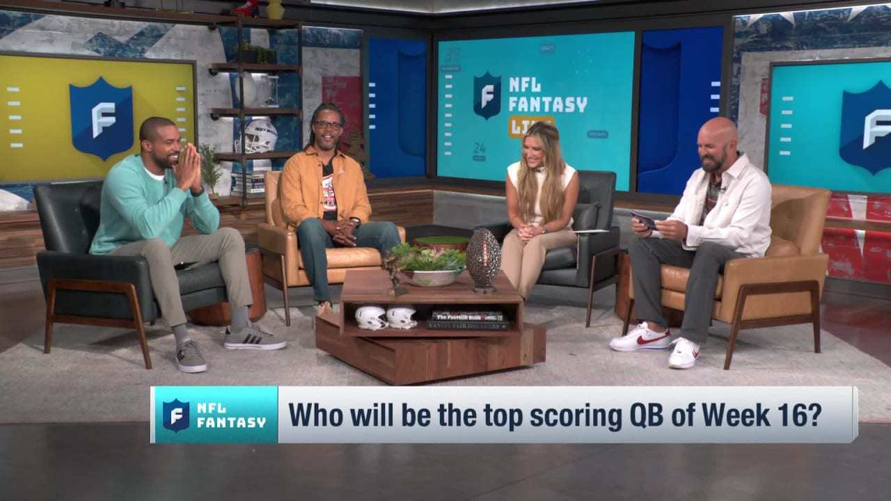 Predicting Top-scoring Quarterbacks Of Week 16 | 'NFL Fantasy Live'