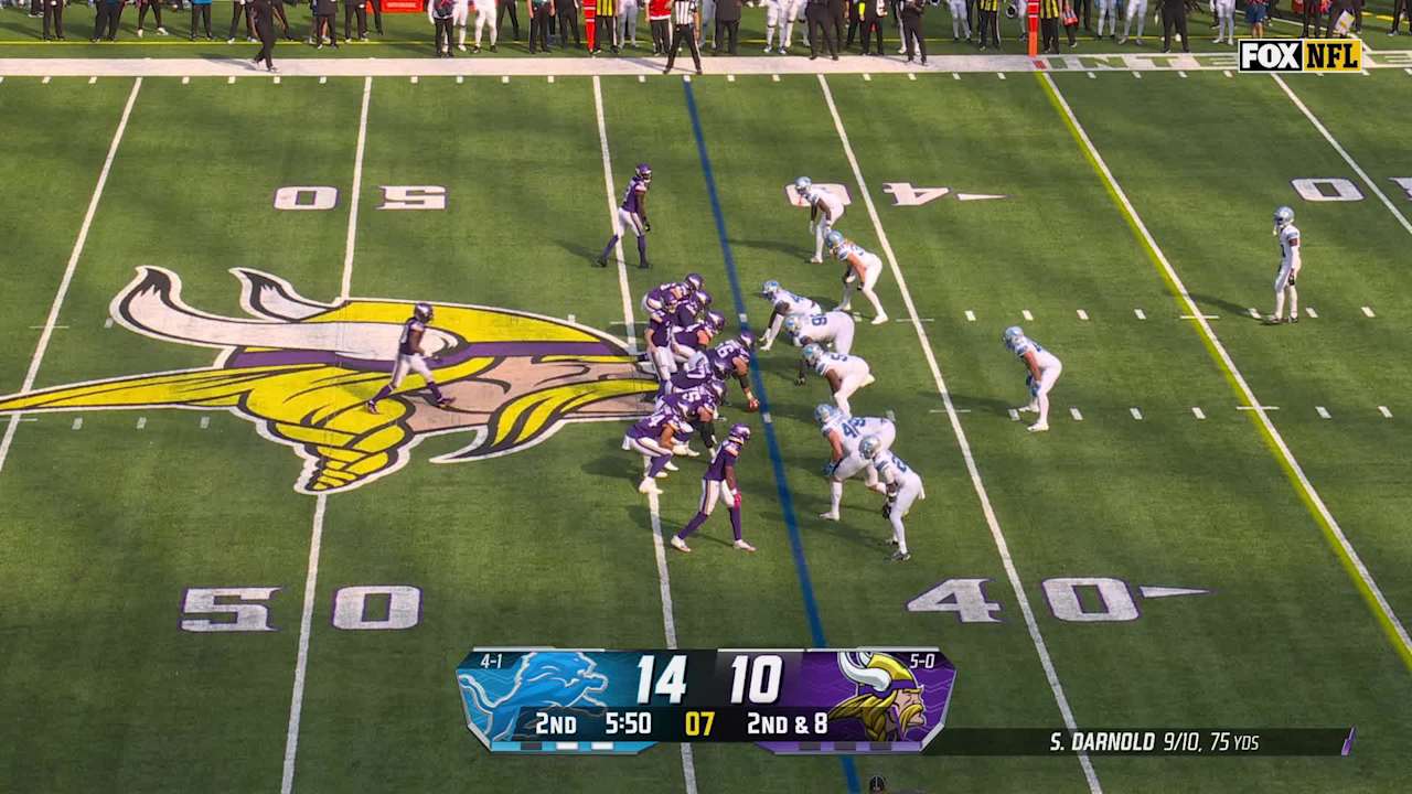 Detroit Lions defensive back Brian Branch's INT vs. Minnesota Vikings