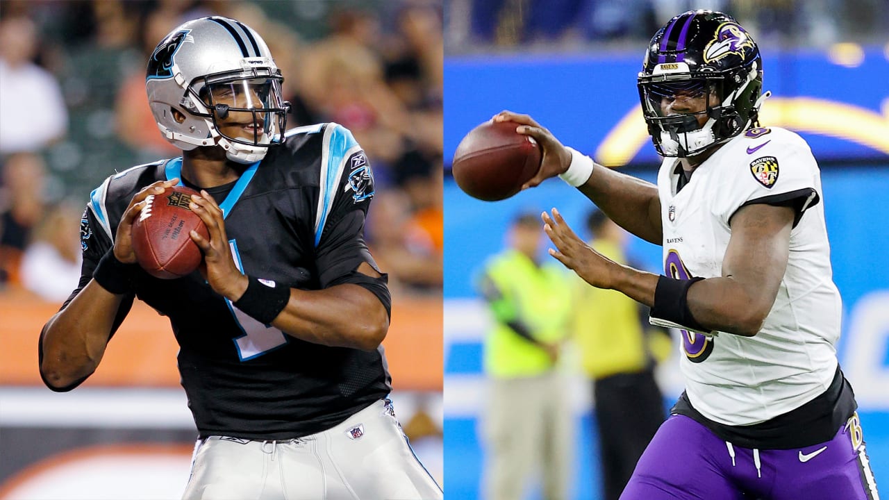 Cam Newton says Ravens’ Lamar Jackson is greatest dual threat in NFL history: ‘He’s got speed that I never had’