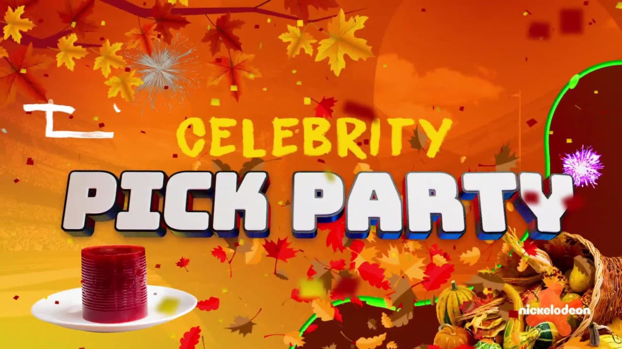 Celebrity Pick Party: Nickelodeon Slimetime Team vs. Actor and comedian ...