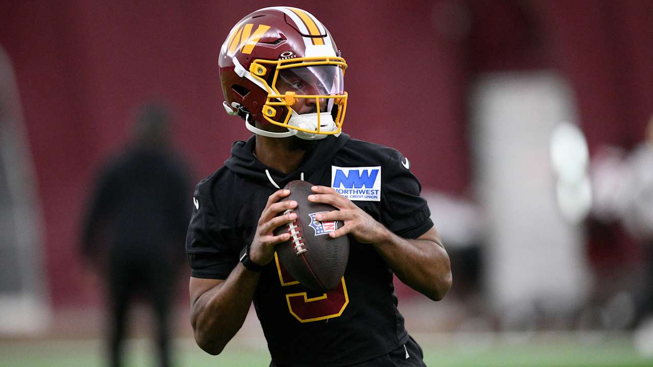 Commanders' Jayden Daniels loves new OC David Blough's offense, aims to avoid injury in Year 3