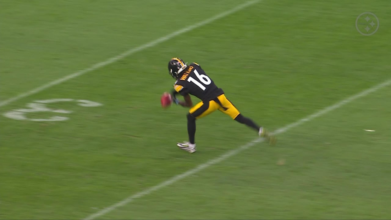 Houston Texans safety Brandon Hill jumps on Steelers WR Quez Watkins ...