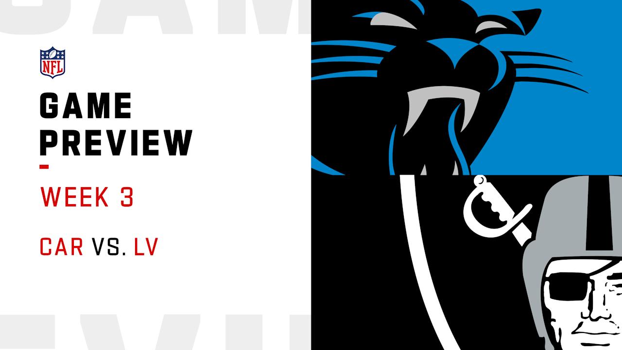 Carolina Panthers vs. Las Vegas Raiders preview | Week 3