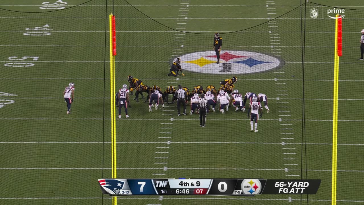 Pittsburgh Steelers Kicker Chris Boswell's 56-yard Field Goal Gets ...