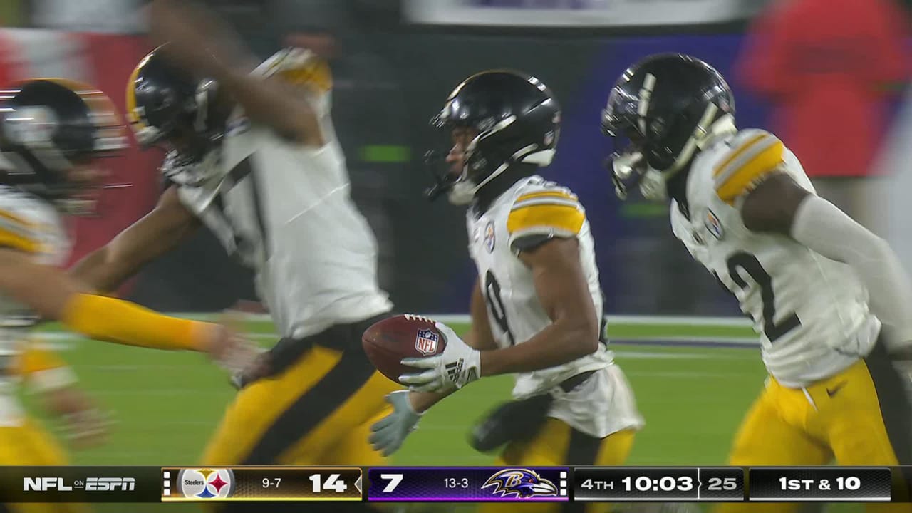 Pittsburgh Steelers wide receiver Calvin Austin's speedy 33-yard punt ...